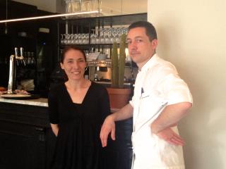 Marie et William Pradeleix dans leur restaurant Will, Paris XIIe