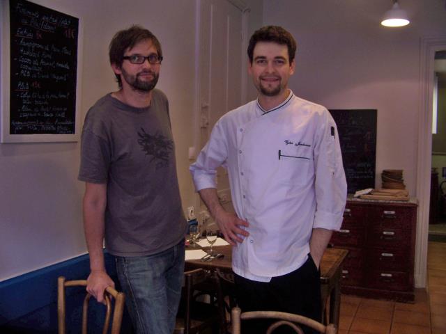 Félix Gagnaire (à gauche) et Viytautas Jankunas ont ouvert un bistrot de 46 couverts