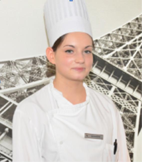 Amandine Picard, apprenti au Paris Marriott Rive Gauche.