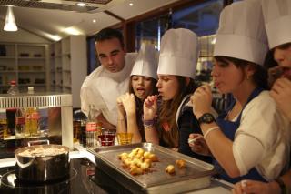 Nicolas Magie, le chef du Saint James Bouliac, s'est penché sur le menu enfants.