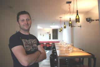 Stéphane Bertin a transformé 500 m2 d'anciens bureaux et a créé un bar, un bistrot et un restaurant...
