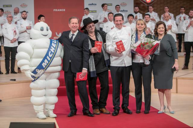 Michael Ellis, Marc Veyrat, Christophe et Alexandra Bacquié, Claire Dorland-Clauzel.