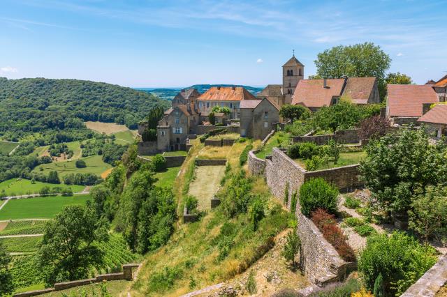 Château-Chalon , dans le Jura.