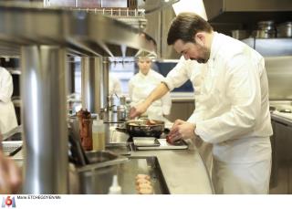 Jean-François Piège dans son restaurant