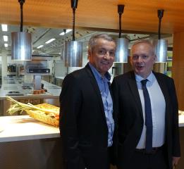 Christian Vabret, MOF boulanger, devenu hôtelier depuis le rachat du fonds du château de Salles à...