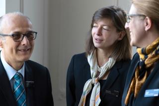 Eric Mabilon, coordinateur des programmes de master à Glion, et son équipe.