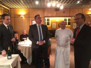 Antoine Petrus Chef sommelier du Taillevent, Patrick Chauvin DDFPT d'Albert de Mun Alain Solivarès...