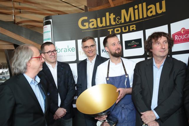 Jean-Luc Brendel (Chef du restaurant La Table du Gourmet), Nicolas Stamm (Chef du restaurant La Fourchette des Ducs), Loïc Villemin (Gault&Millau d'Or et Chef du restaurant Toya), Côme de Chérisey (Directeur général et Directeur de la rédaction Gault&Mill