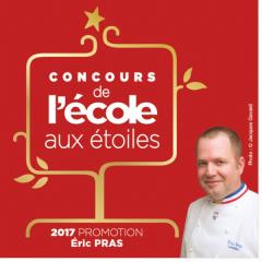 Eric Pras, parrain de la promotion 2017 du concours de l'école aux étoiles.