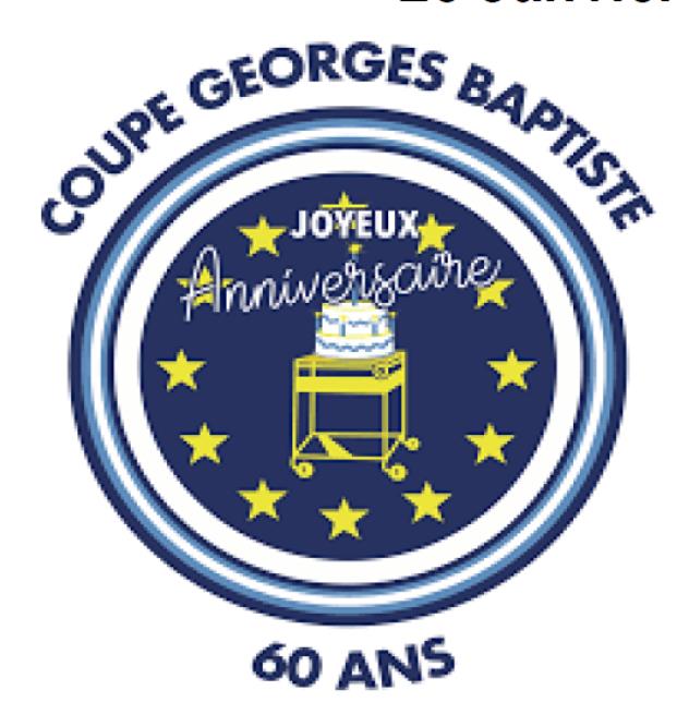 La finale de la 60ème édition de la coupe Georges Baptiste aura lieu le 23 mars à l'EPMT