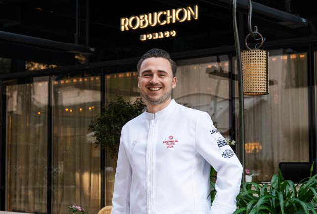 Le chef Jonathan Larrieu, dont c'est là la première étoile Michelin sous son égide 