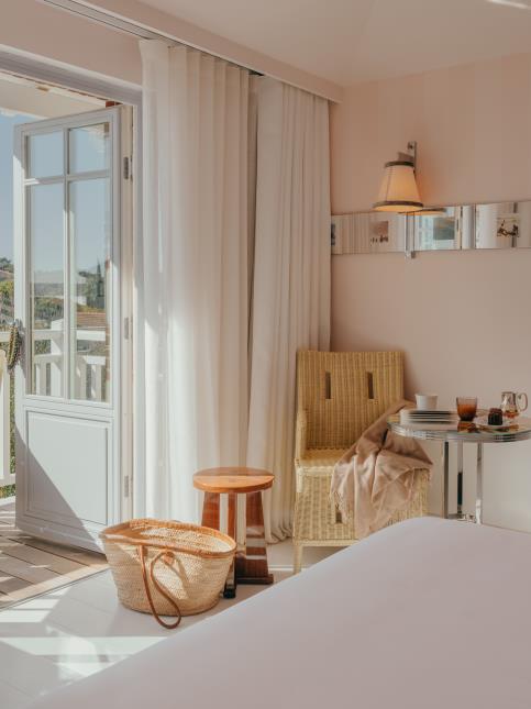 Une suite deluxe de l'hôtel Villa Colette, ouvert par Laurent Taieb au Cap Ferret.