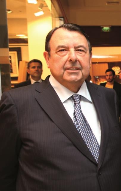 Alain Sebban, en 2012, à l'inauguration de l'école Vatel de Tel Aviv.
