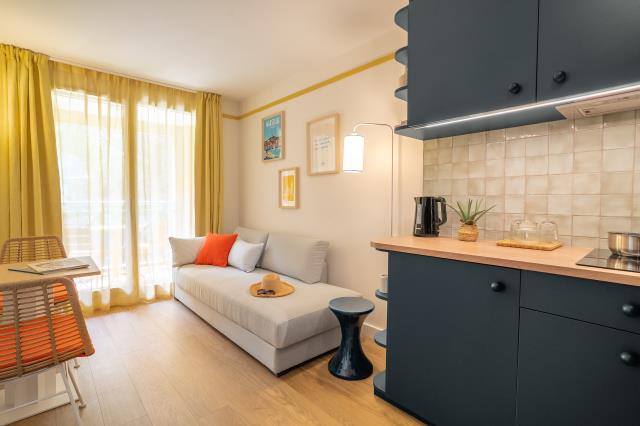 Le Soléo Prado décline appartements (photo), chambres et studios. 