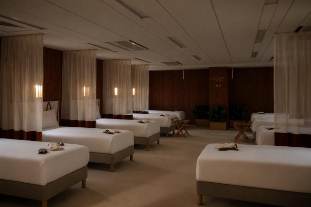 La Quiet Room, espace de récupération pour les joueurs du court Philippe-Chatrier, redécorée version MGallery