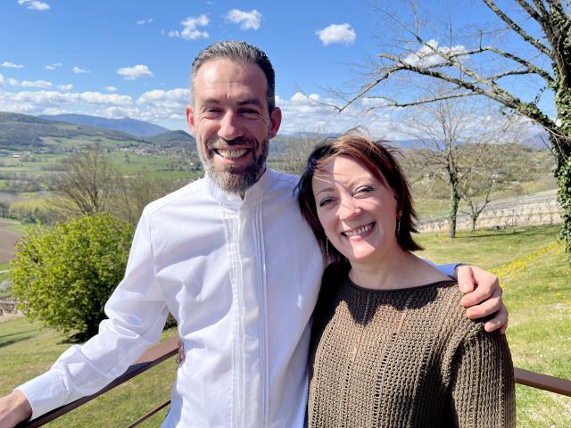 Michaël et Ingrid Arnoult, 3 étoiles Michelin aux Morainières à Jongieux.