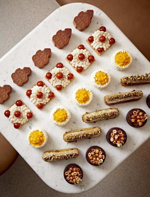 Quelques-unes des pâtisseries du coffee shop.