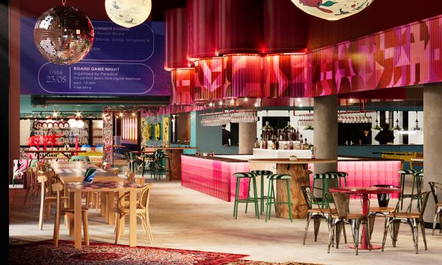 Vue 3D d'un restaurant des Jo&Joe nouvelle génération.
