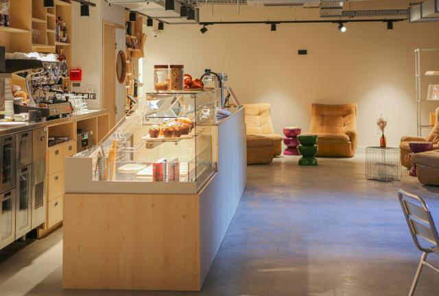 Le coffee shop de Dijon au Mustard Hostel