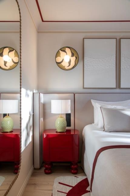 Une chambre du Grand Hôtel du Roi René, à Aix-en-Provence