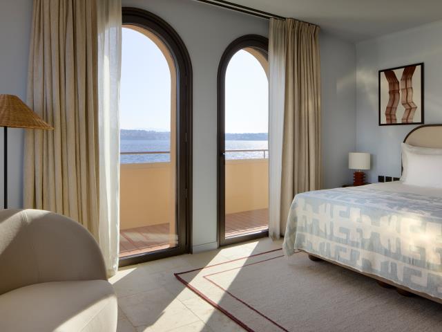Une suite de l'hôtel Delos, au Zannier Île de Bendor. 