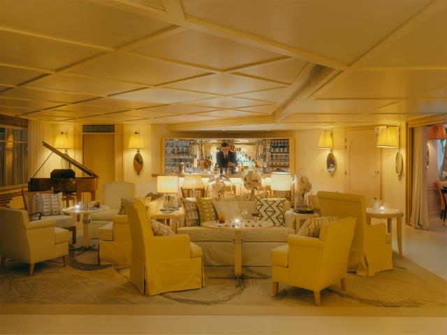 Le bar du Villa Colette, nouveau 5 étoiles du Cap Ferret