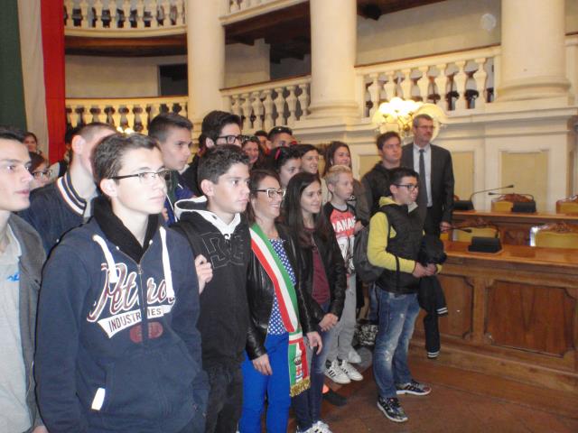 La délégation italienne à la rencontre de lieux chargés d'histoire