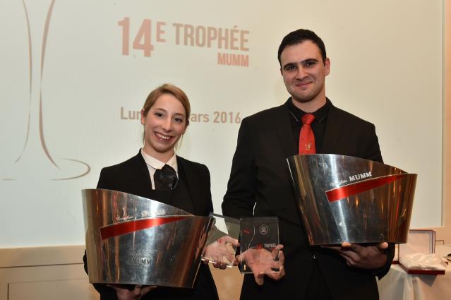 Coup double pour la Loire-Atlantique avec ces deux Lauréats, Carole Robin (sommellerie) et Jean-Christophe Beysecker (bar).