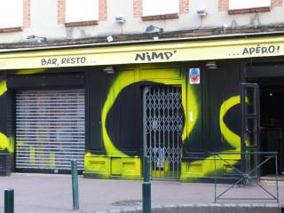 Le Nimp , un des bars toulousains fermés sur décision administrative