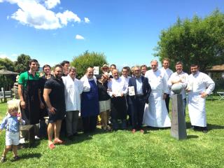 Jacques Gantié aux côtés de Mathieu Dupuis-Baumal, Edouard Loubet, Eric Sapet, , Sandra-Rose et...