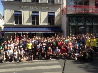 L'andernier, le 1er #RunningForBeer avait réuni une centaine de participants.