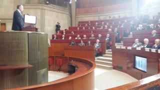 L'installation de la fondation INFA a eu lieu dans l'hémicycle du conseil économique, social et...