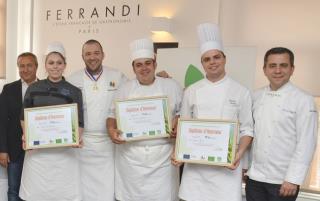 Didier Perréol, président de l'agence Bio, Audrey Durand, Guillaume Gomez, Olivier Guillois,...