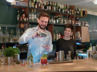 Morgane et Nicolas Blanchard aux commandes de l'heure du singe, nouveau bar à cocktail à Toulouse