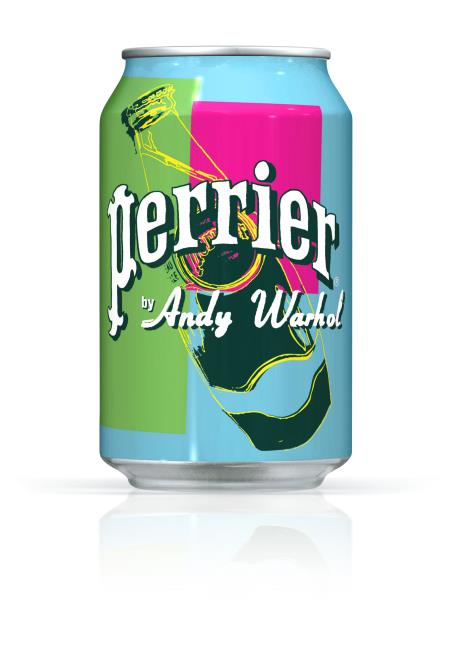 Pour ses 150 ans, Perrier s'habille également aux couleurs d'Andy Warhol.