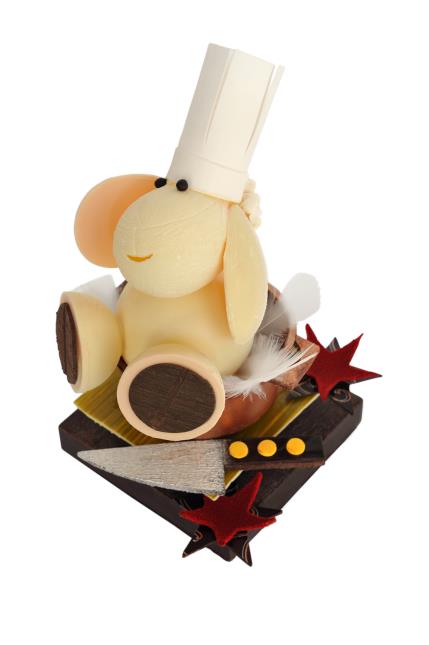 Mouton chef cuisinier étoilé.