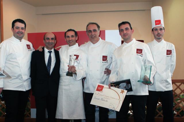 De gauche à droite : Jean-François Piège, Patrick Pétard, Maurice Alexis, Guy-Michel Venuto, Benoit Flahaut et Maxime Bocquier.