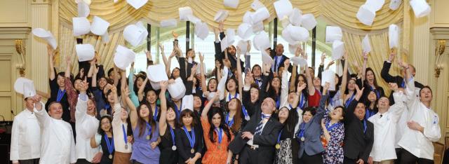 La remise des diplômes du Cordon Bleu Paris au Shangri-La Paris