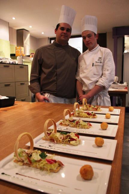 Vincent Badia et Sébastien Gueydan, les lauréats du concours.