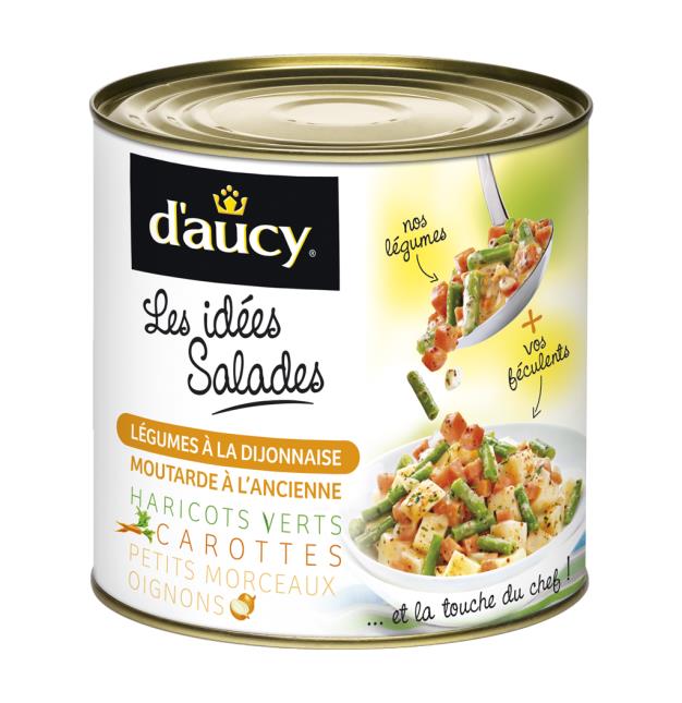 Les Légumes à la dijonnaise d'aucy