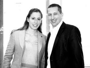 Céline et Jean-Bernard Falco, président du groupe Paris Inn.