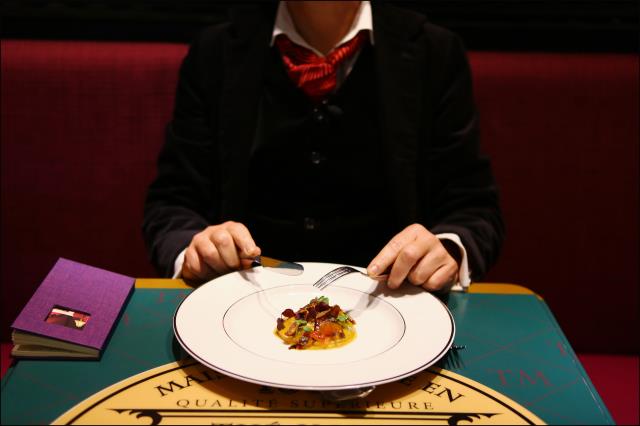 Le plat de Jérémy : Raviole de ratatouille en deux temps.