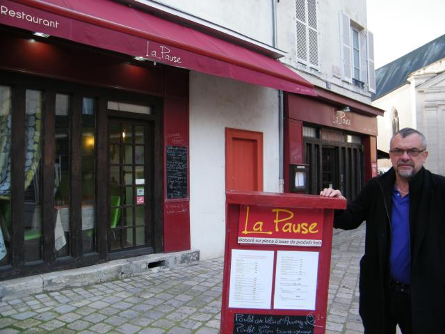 Jean-Marc Verrier, co-gérant de La Pause à Orléans