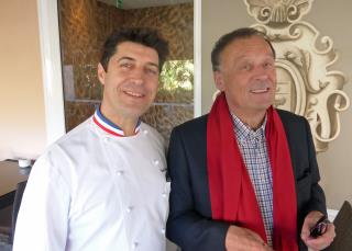 Yannick Franques, chef exécutif, et Jean-Claude Delion, propriétaire et gérant de La Réserve de...