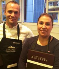 Maël Le Bacquer et Flore André remportent le premier concours 'La cerise sur le gâteau'.