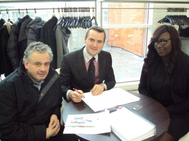 François Furlan directeur de L'Instant Gourmand, Loïc Mathis professeur MC Organisateur de Réception et Tafafiri Doucouré