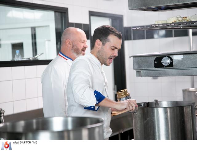 Samuel Albert et Philippe Etchebest.