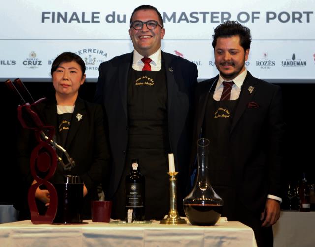 Seika Hosokawa, Frédéric Schaetzel et Pierre-Alexis Mengual ont exprimé connaissances et passion pour les vins de Porto.