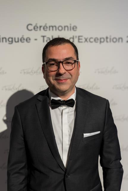 Karim Soleilhavoup, directeur général de Logis Hotels, lors de la soirée de gala, le 13 décembre à Monaco.