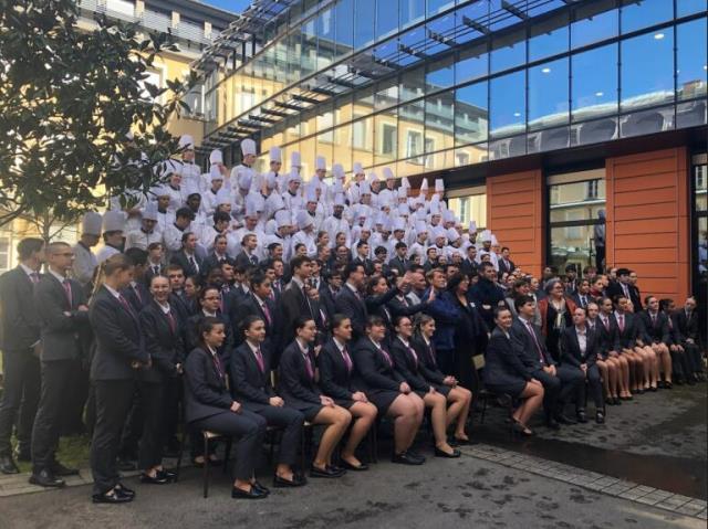 Les élèves du lycée Hyacinthe Friant lors du forum emploi